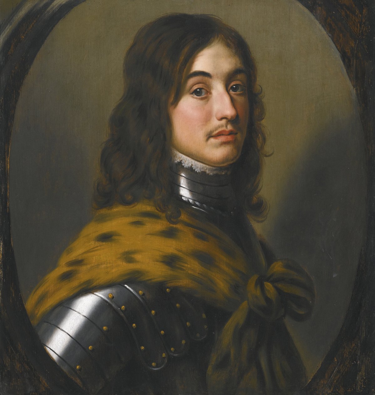 Maurice du Palatinat (1620-1652) Fils de Frederic V du Palatinat - Palatinate王子Maurice的画像 par Honthorst, Gerrit, van (1590-1656) 。木板油画，尺寸：62.3x58.5，私人收藏 作者 格里特·范·洪特霍斯特
