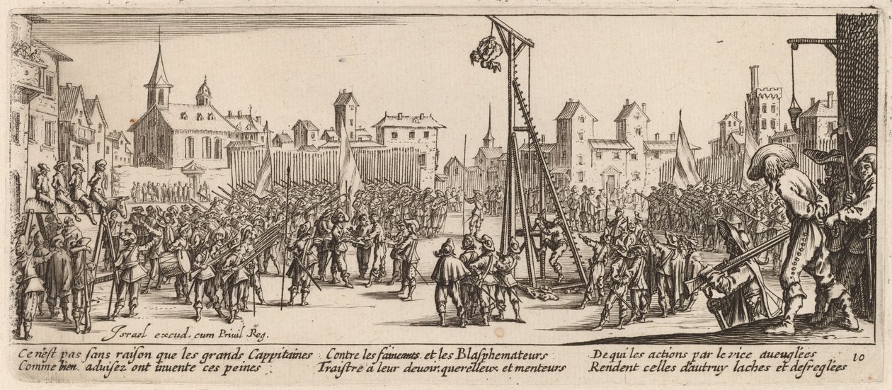 绷带 作者 Gerrit van Schagen 在 Jacques Callot 之后