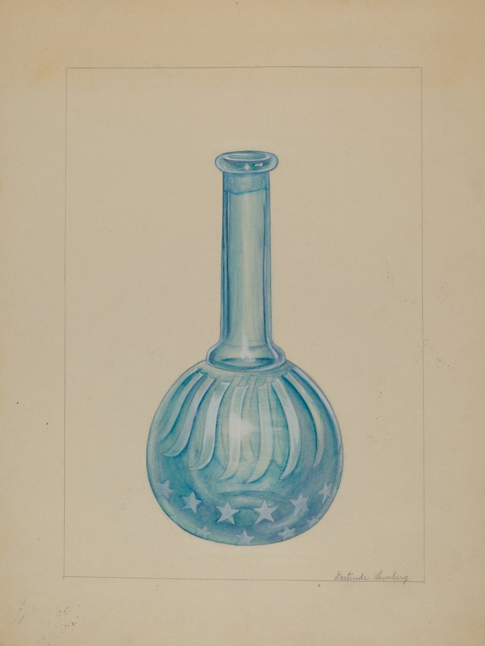 理发店瓶，约1936年。 作者 格特鲁德·伦伯格
