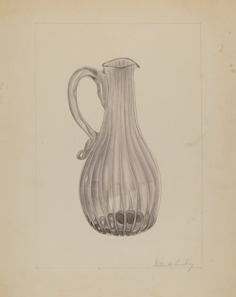 Cruet, c. 1936. 作者 格特鲁德·伦伯格