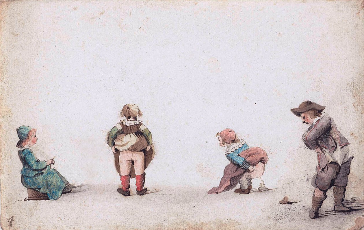 儿童解手 作者 Gesina ter Borch