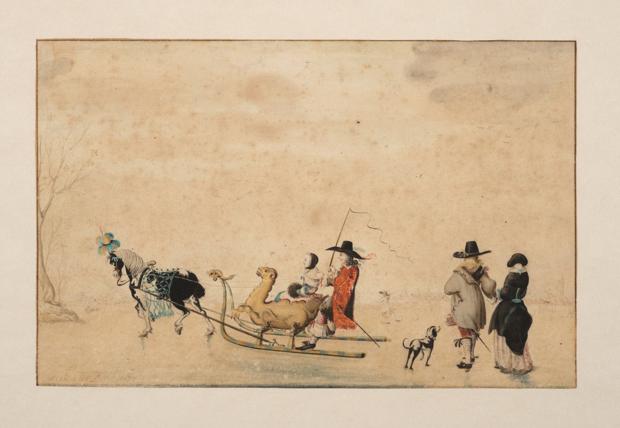 冰上龙形雪橇 作者 Gesina ter Borch