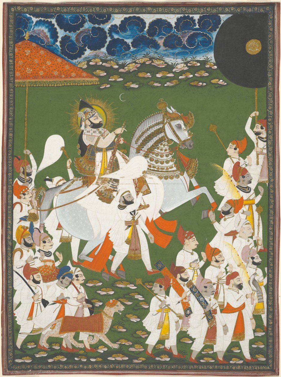 Maharana Bhim Singh 游行 作者 加齐