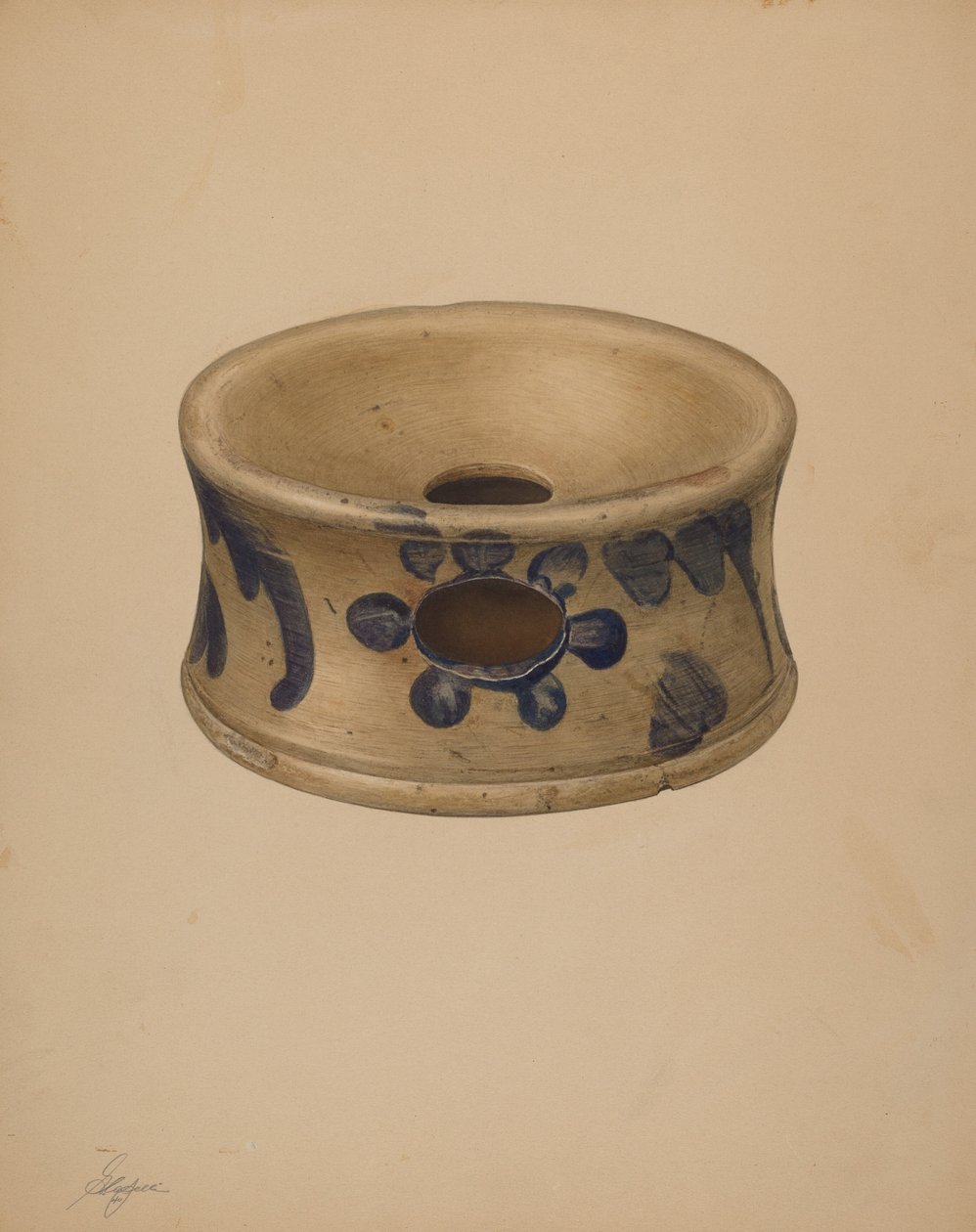Cuspidor，1940年。 作者 贾辛托·卡佩利