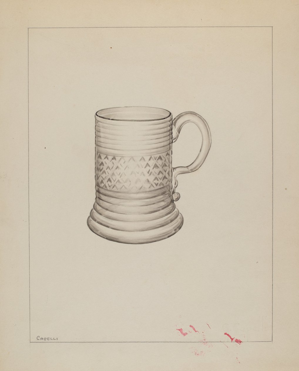 马克杯，约1937年。 作者 贾辛托·卡佩利
