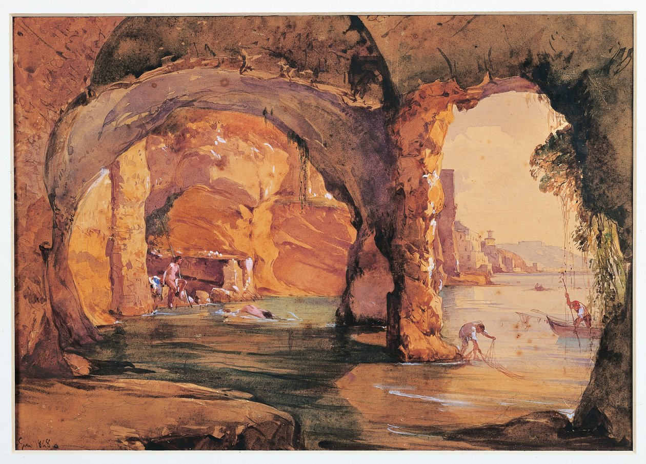 意大利，那不勒斯，Posillipo的Palazzo Donn