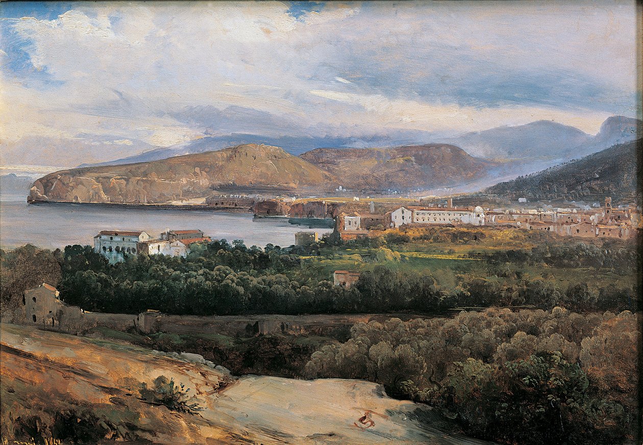 Sorrento seen from Capo di Sorrento 作者 贾辛托·吉甘特（Giacinto Gigante）