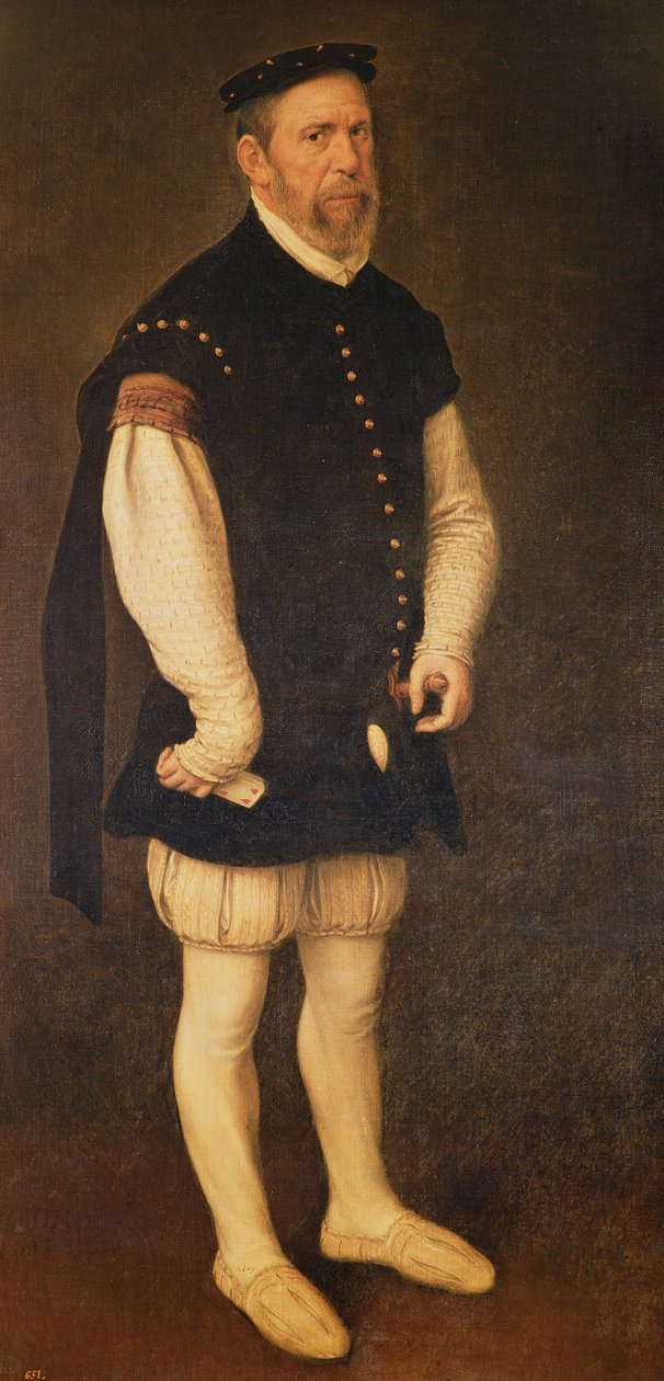Perejon，Jester到贝纳文特伯爵和阿尔巴公爵，c.1559-61 作者 贾科莫·安东尼奥·莫罗