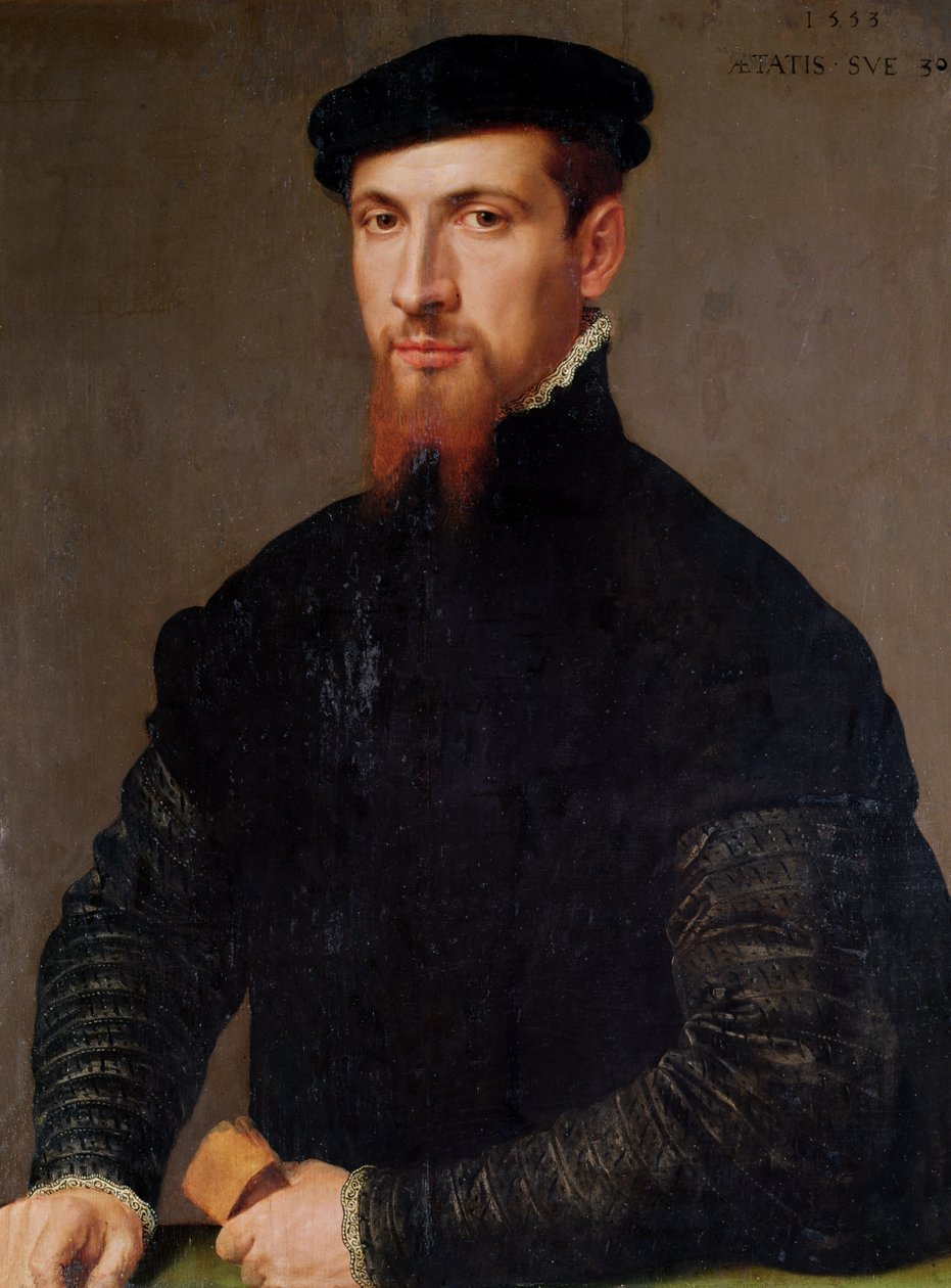 Simon Renard的肖像（1513-73）1553 作者 贾科莫·安东尼奥·莫罗