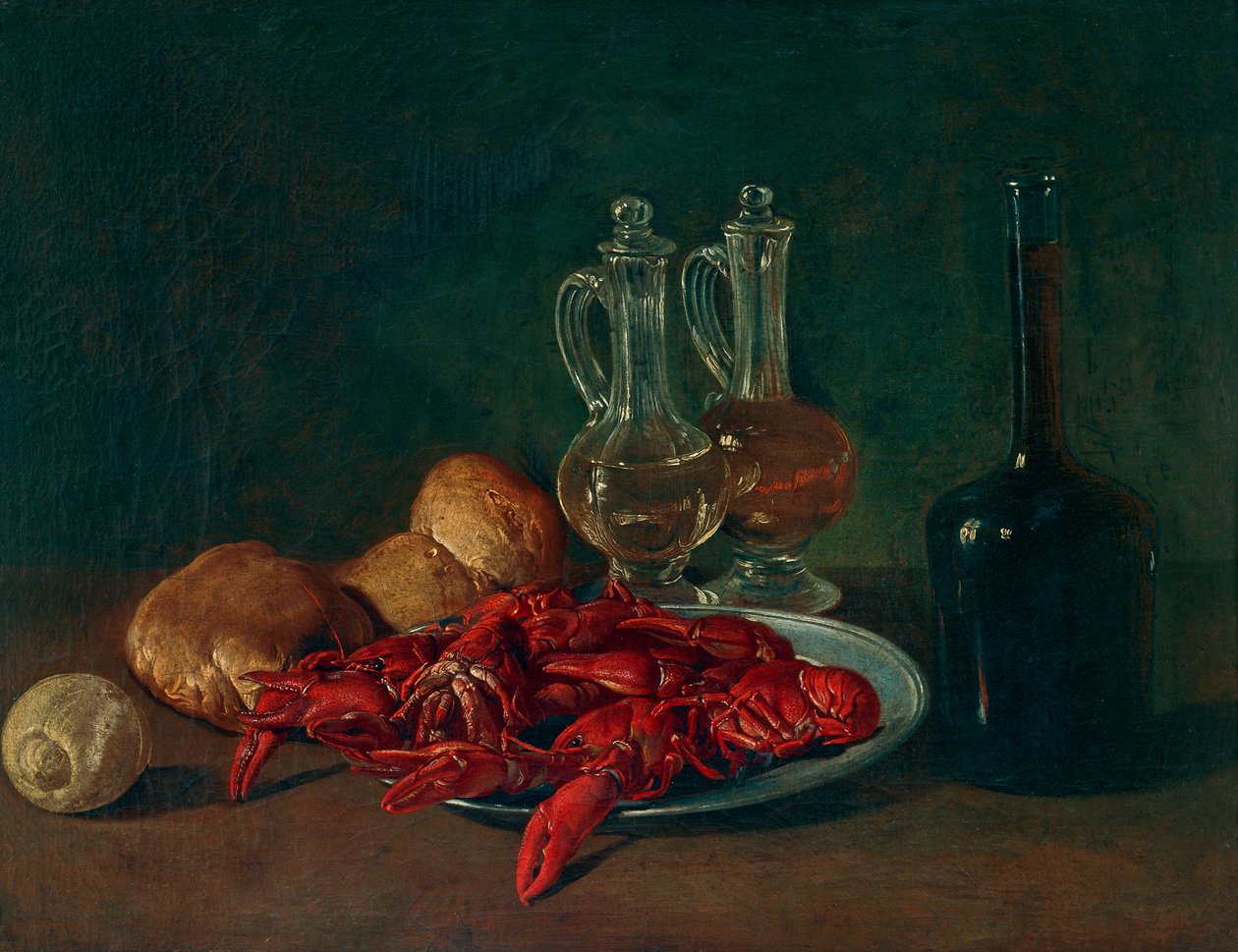 Shrimps on a plate 作者 贾科莫·切鲁蒂