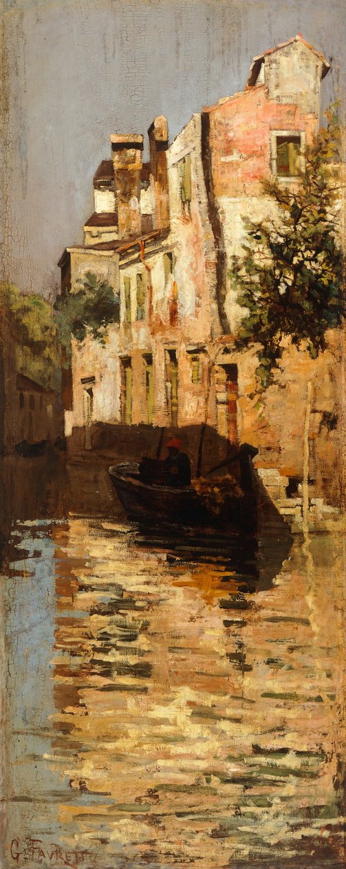 屏风板（绘画 作者 贾科莫·法夫雷托（Giacomo Favretto）