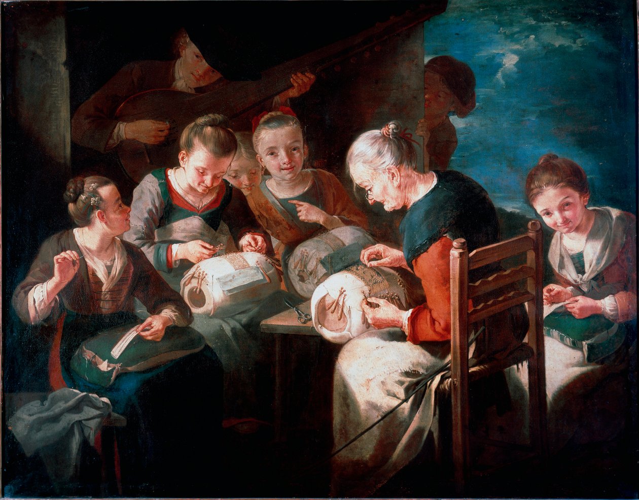 刺绣家 Giacomo Francesco Cipper 的绘画说 Todeschini（17-18 世纪）私人收藏 作者 贾科莫·弗朗切斯科·西珀