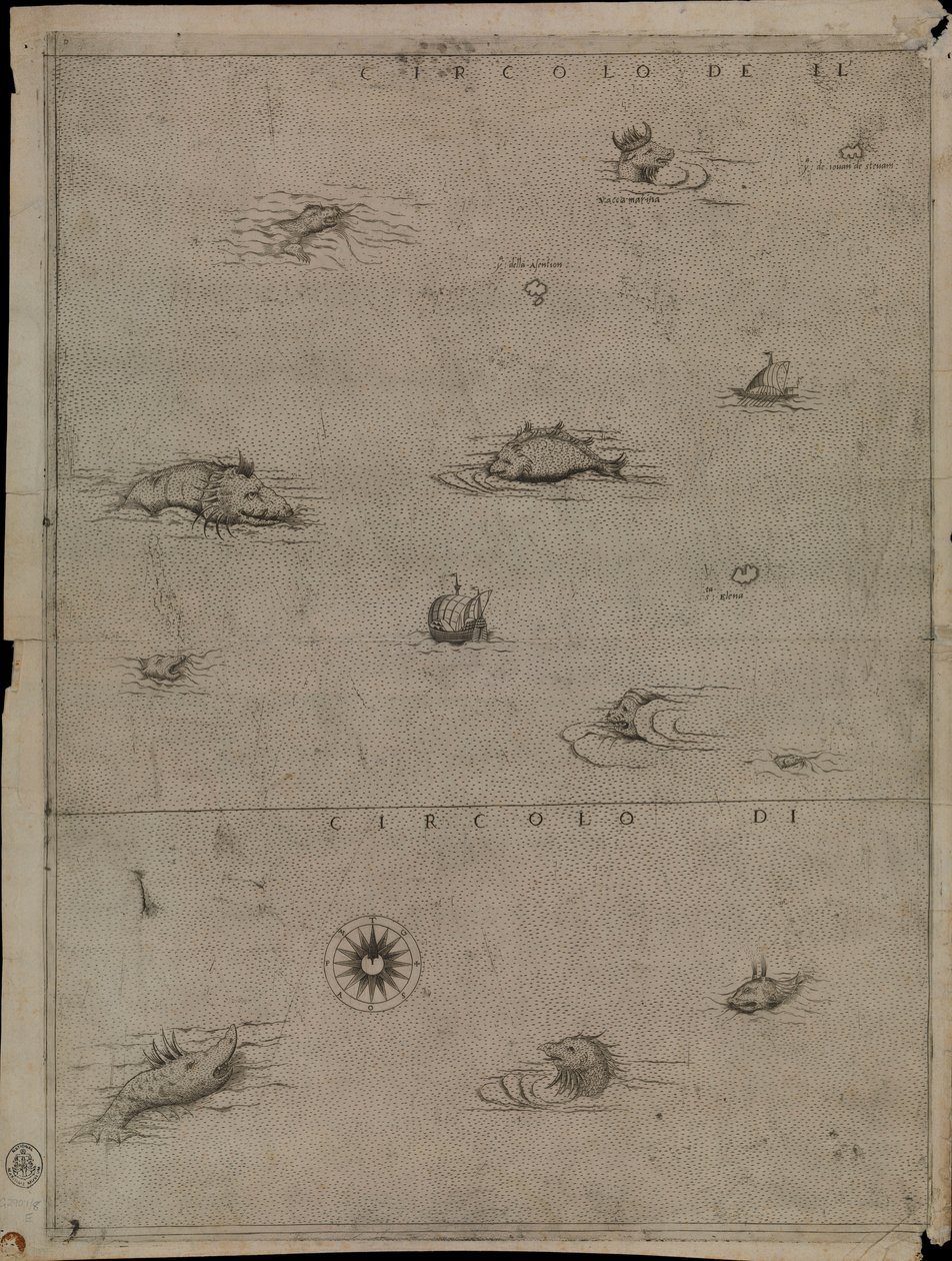 非洲地图 作者 贾科莫·加斯塔利（Giacomo Gastaldi）