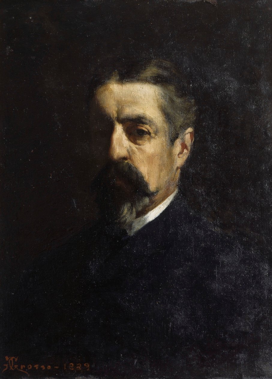 马塞洛-帕尼塞拉-迪-韦格利奥伯爵的肖像（1830-1886）。 作者 贾科莫·格罗索（Giacomo Grosso）