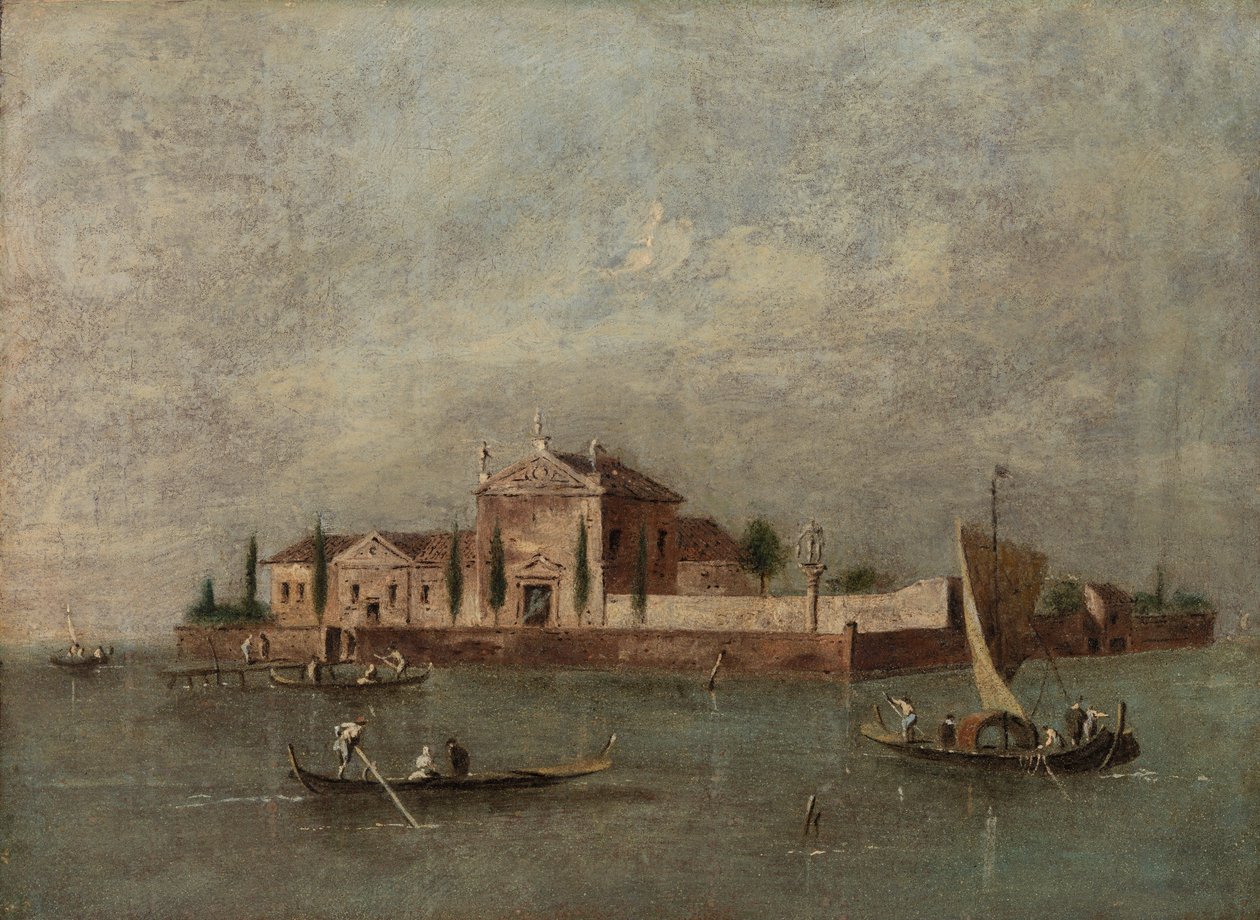 玫瑰圣母岛 作者 贾科莫·瓜迪（Giacomo Guardi）