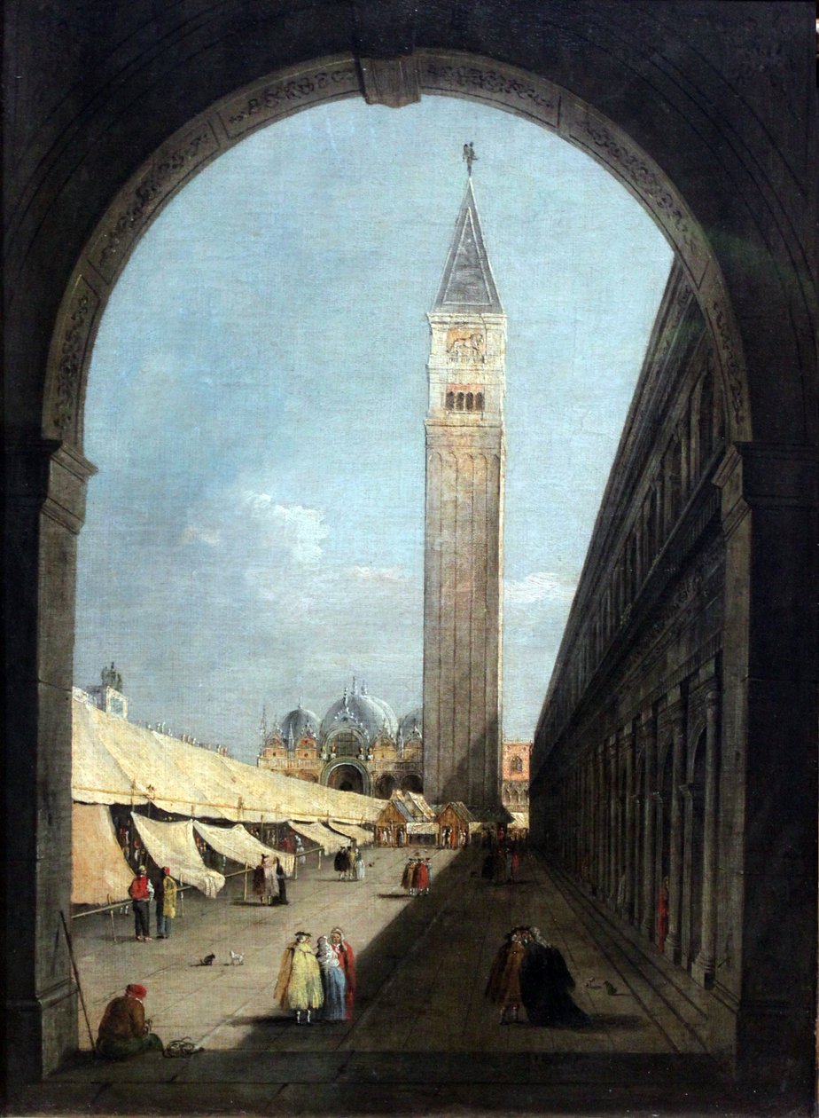 威尼斯圣马可广场 作者 贾科莫·瓜迪（Giacomo Guardi）
