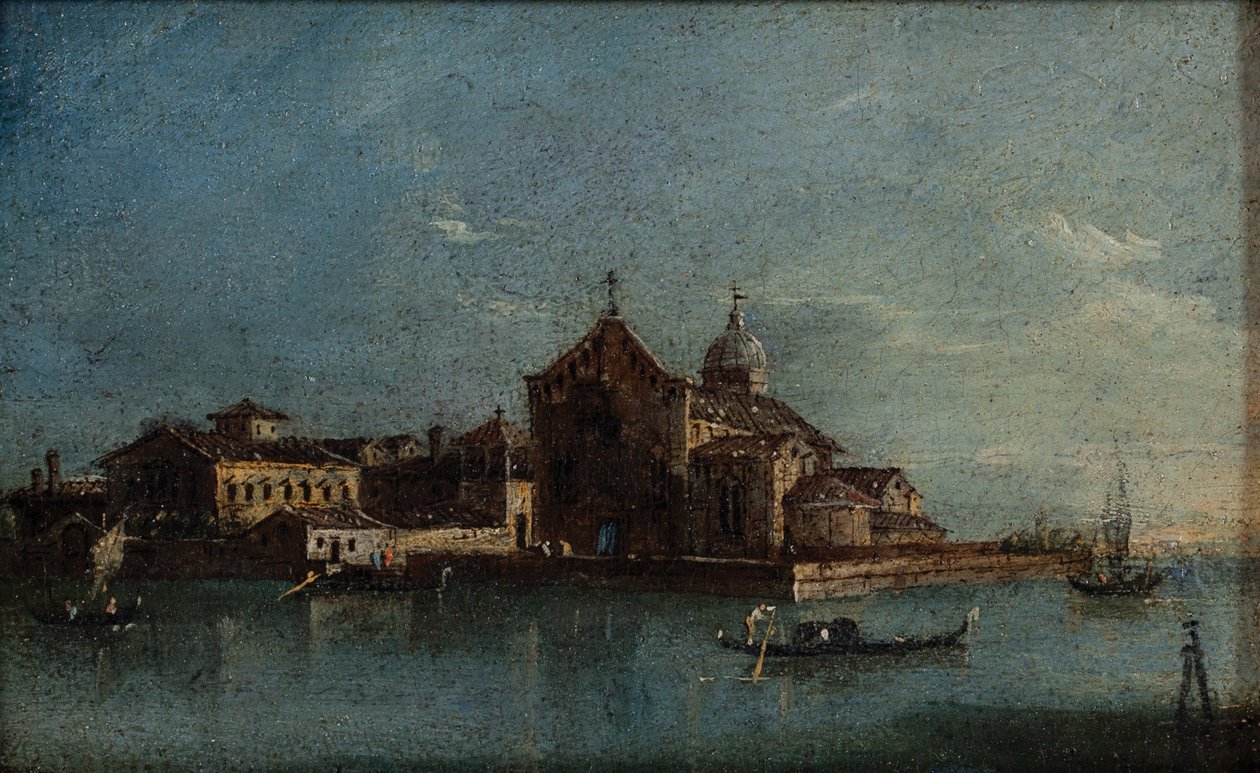 圣斯皮里托岛 c.1790（布面油画） 作者 贾科莫·瓜迪（Giacomo Guardi）