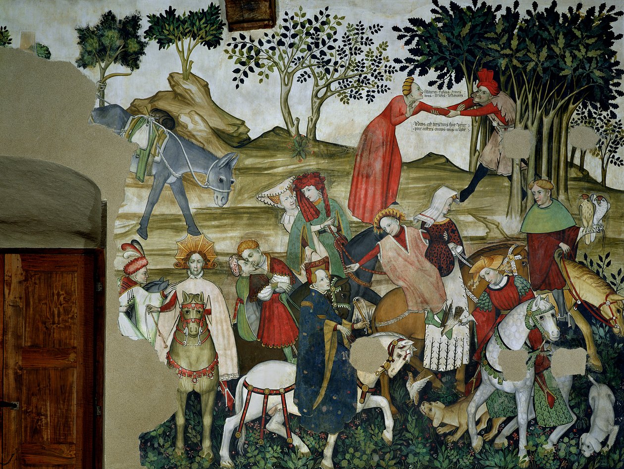 生命之泉，细节描绘回到喷泉，1418-30 作者 贾科莫·雅克里奥