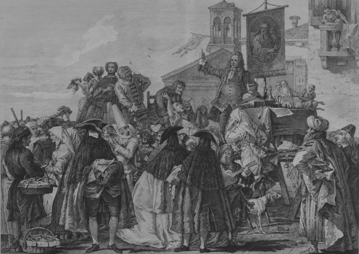 庸医牙医》，1765年。 作者 贾科莫·伦纳迪斯（Giacomo Leonardis）