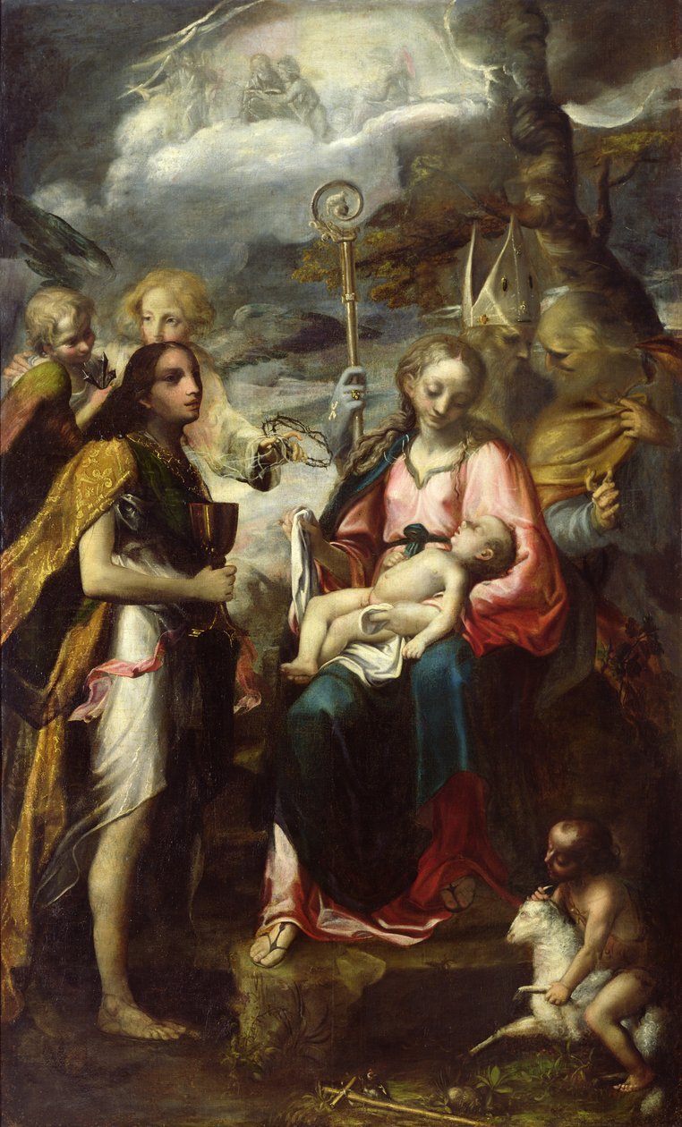 圣母子与激情之谜 作者 詹巴蒂斯塔·廷蒂（Giambattista Tinti）