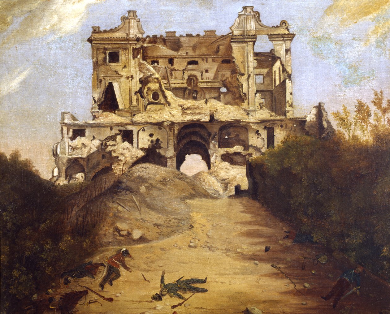 四风之家》，约 1849 年（布面油画） 作者 贾巴蒂斯塔·巴西（Giambattista Bassi）