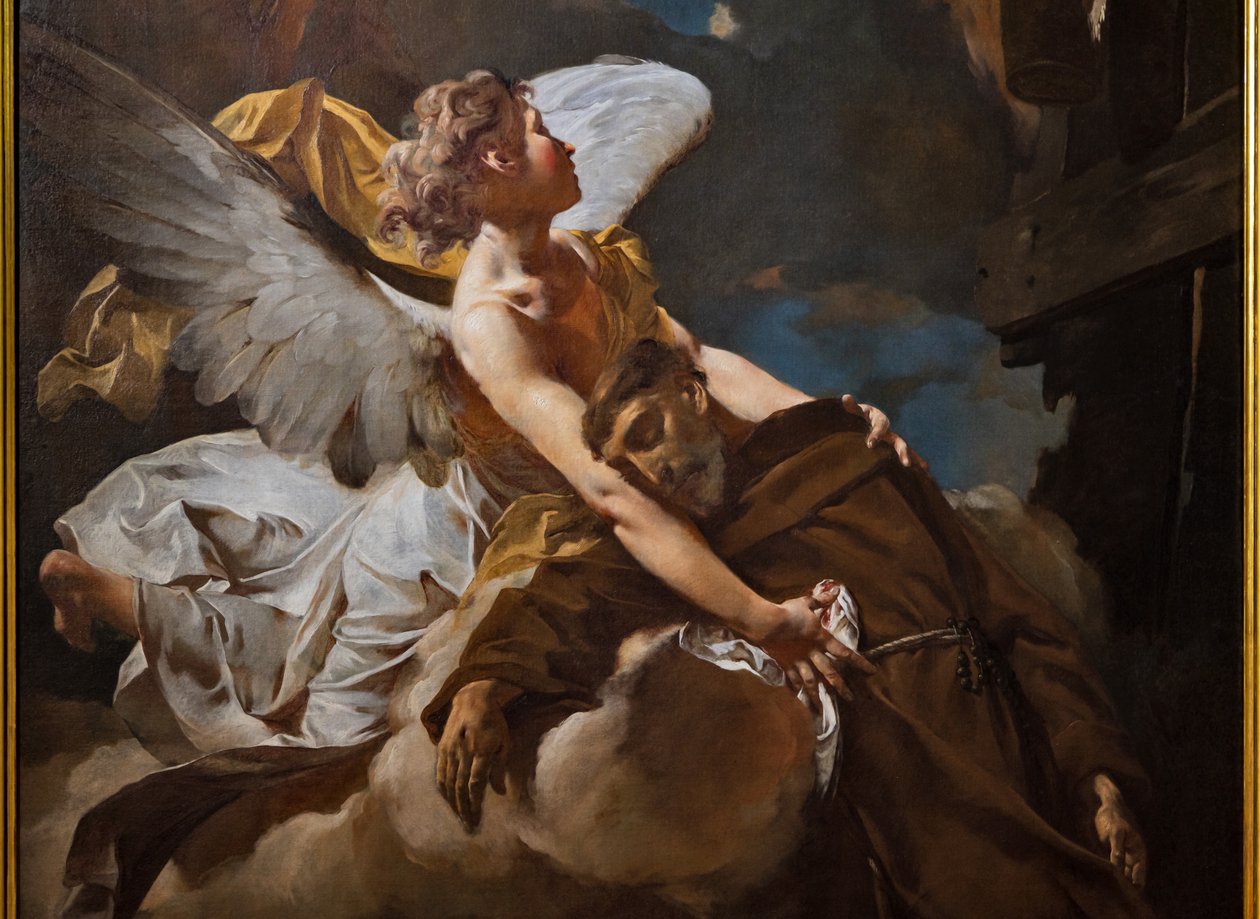 圣弗朗西斯的狂喜，细节 作者 贾曼巴蒂斯塔（Giambattista Piazzetta）