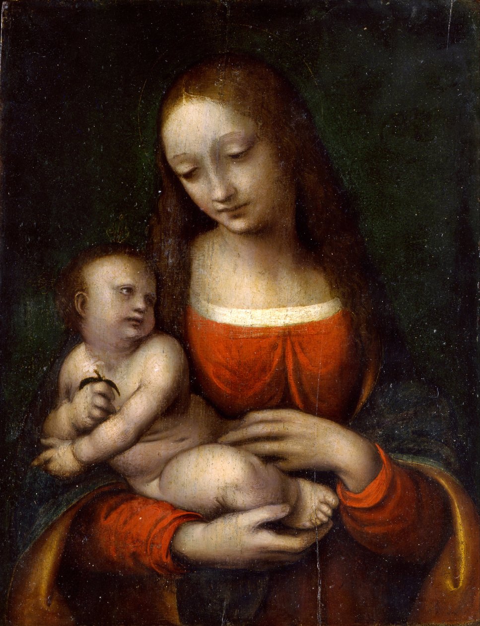 维尔京和儿童，1510-1515年 作者 Giampietrino