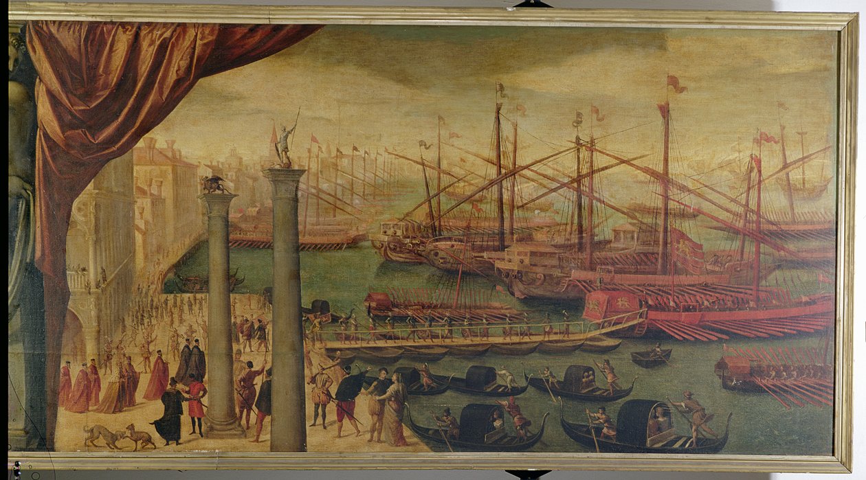 威尼斯军队在Molo招募，1562年 作者 乔瓦尼·巴蒂斯塔·莫罗尼