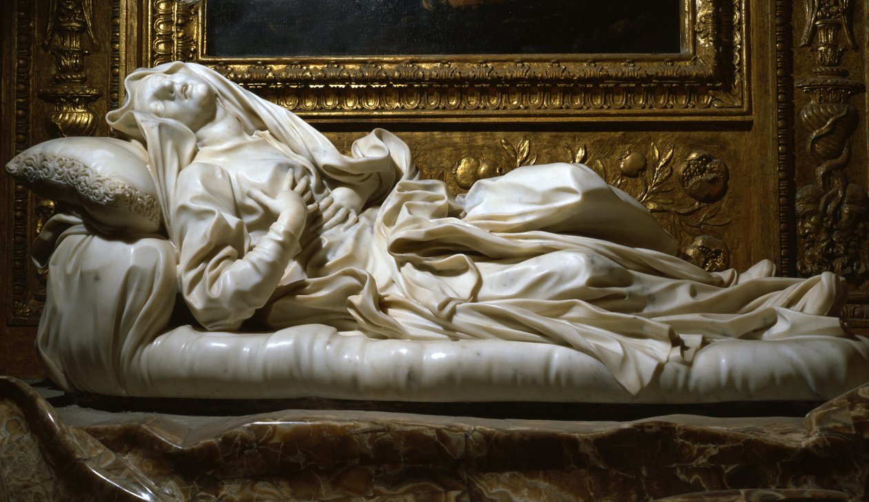 祝福Ludovica Albertoni，1674（大理石） 作者 吉安·洛伦佐·贝尼尼