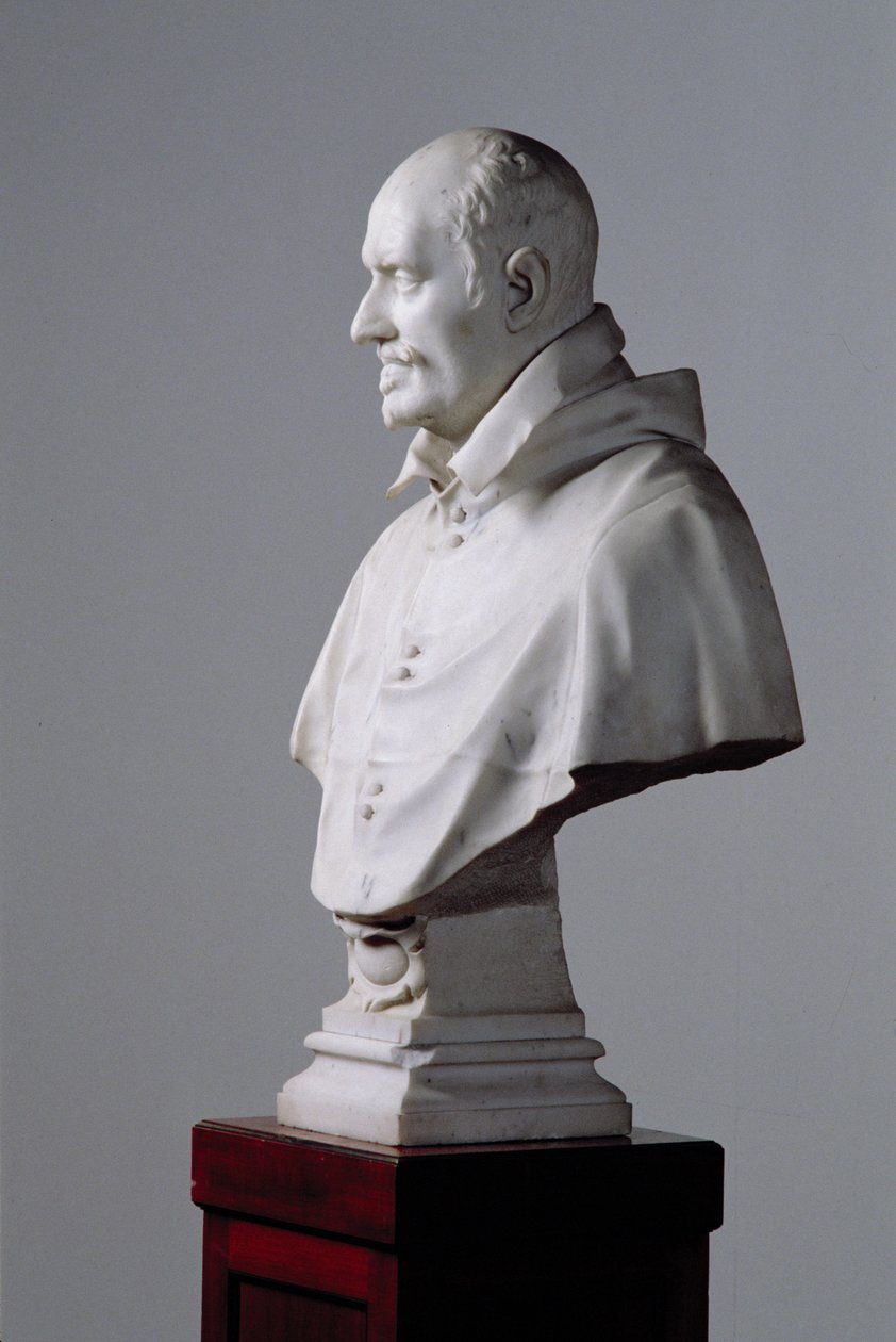 Alessandro Damasceni-Peretti-Montalto的肖像，1622-23（大理石）（另见149092,149094和149095） 作者 吉安·洛伦佐·贝尼尼