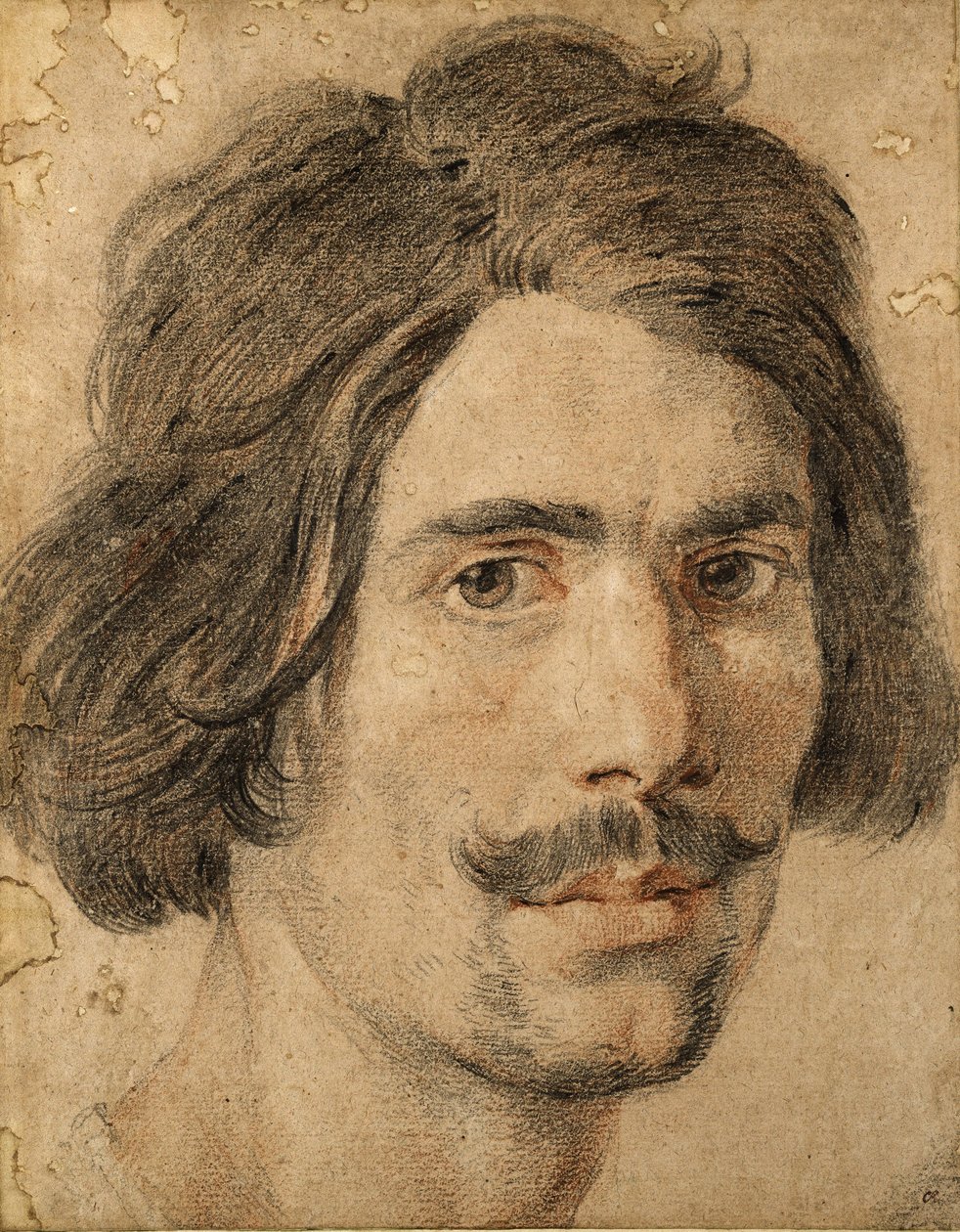 自画像，Gian Lorenzo Bernini，约1635年 作者 吉安·洛伦佐·贝尼尼