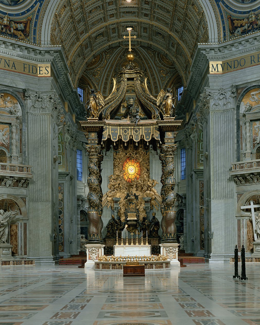 Baldacchino，高坛和圣彼得的椅子 作者 吉安·洛伦佐·贝尼尼