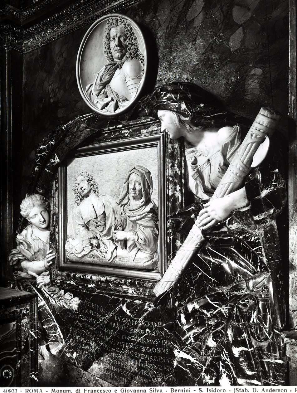 弗朗切斯科和乔瓦尼·席尔瓦（Giovanni Silva）的纪念碑，吉安洛伦佐·贝尼尼（Gianlorenzo Bernini），1663年 作者 吉安·洛伦佐·贝尼尼