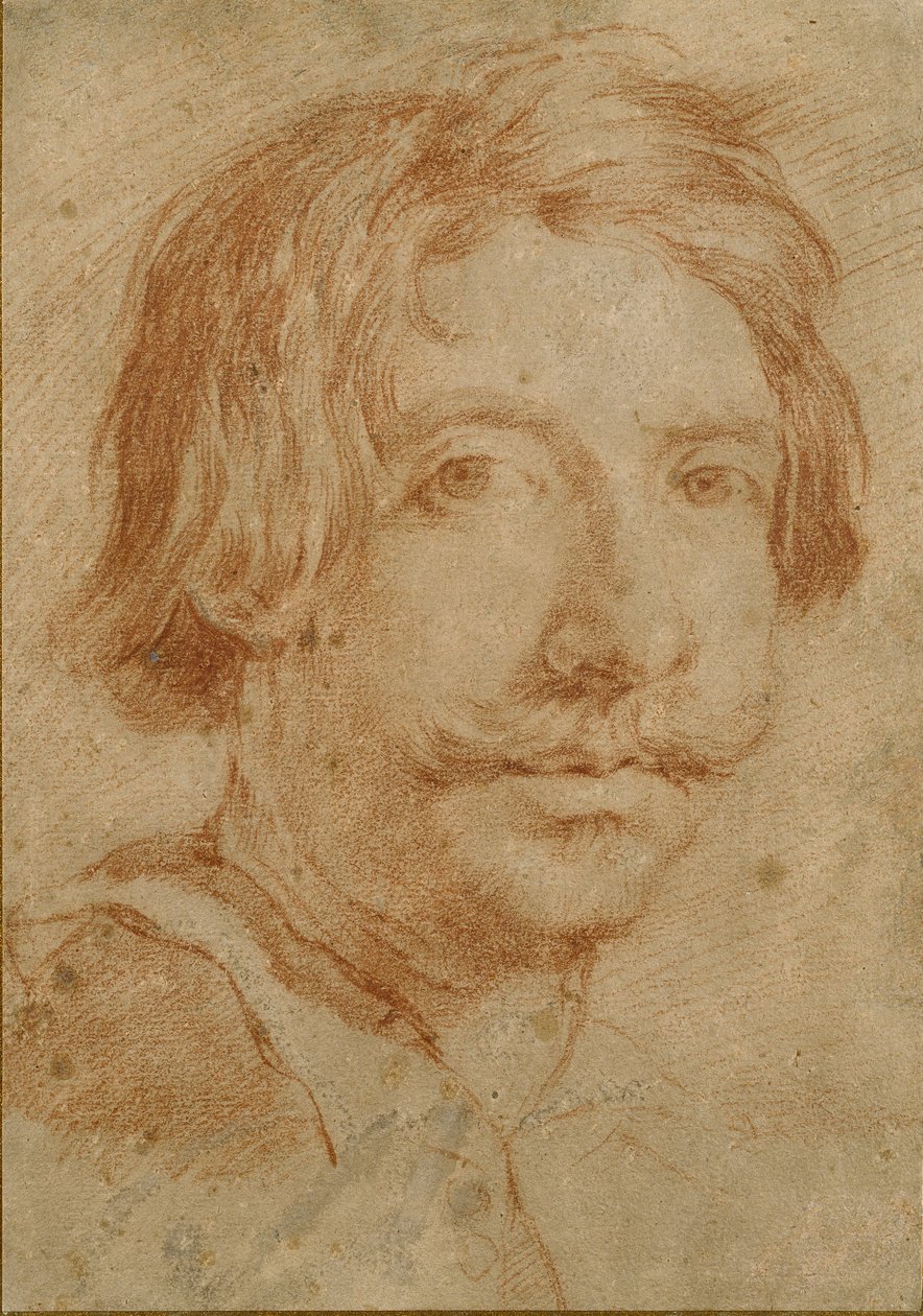 自画像，约1630年代 作者 吉安·洛伦佐·贝尼尼