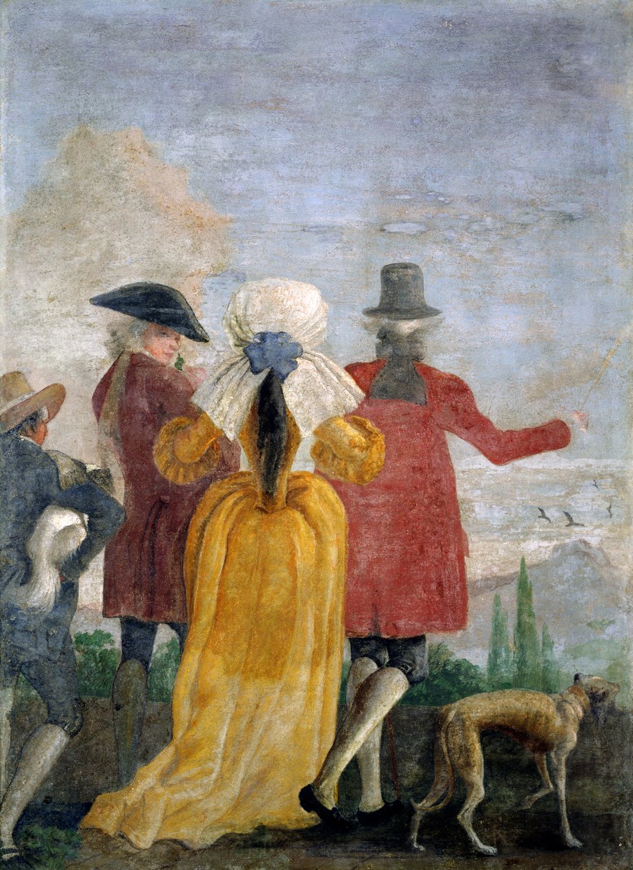 The Walk，c.1791 作者 乔瓦尼·多梅尼科·蒂埃波罗