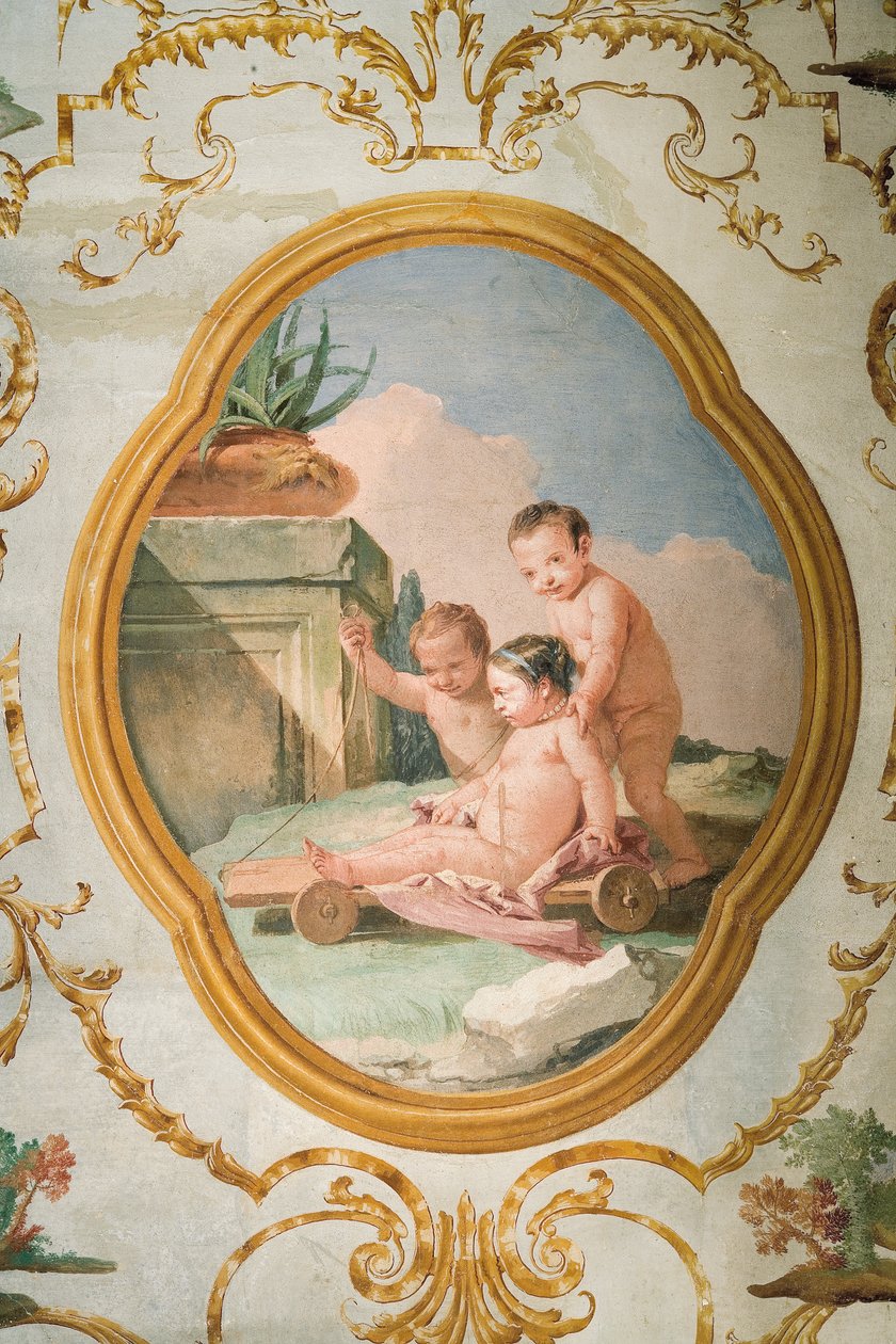 普雷蒂厅的壁画，位于Foresteria（Guesthouse）1757 作者 乔瓦尼·多梅尼科·蒂埃波罗