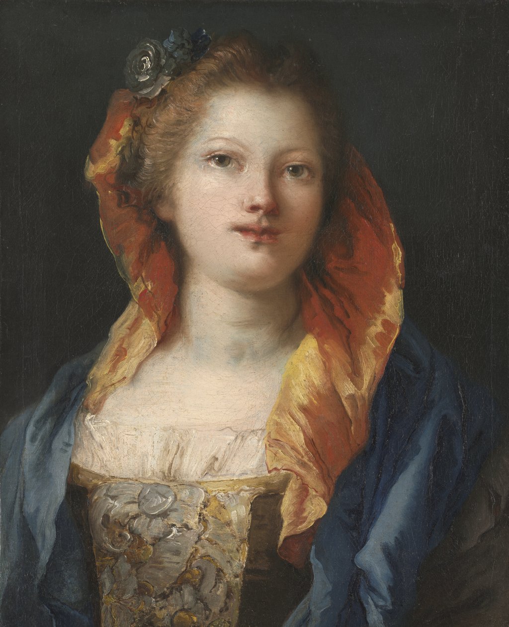 女人的画像，1762-70年 作者 乔瓦尼·多梅尼科·蒂埃波罗