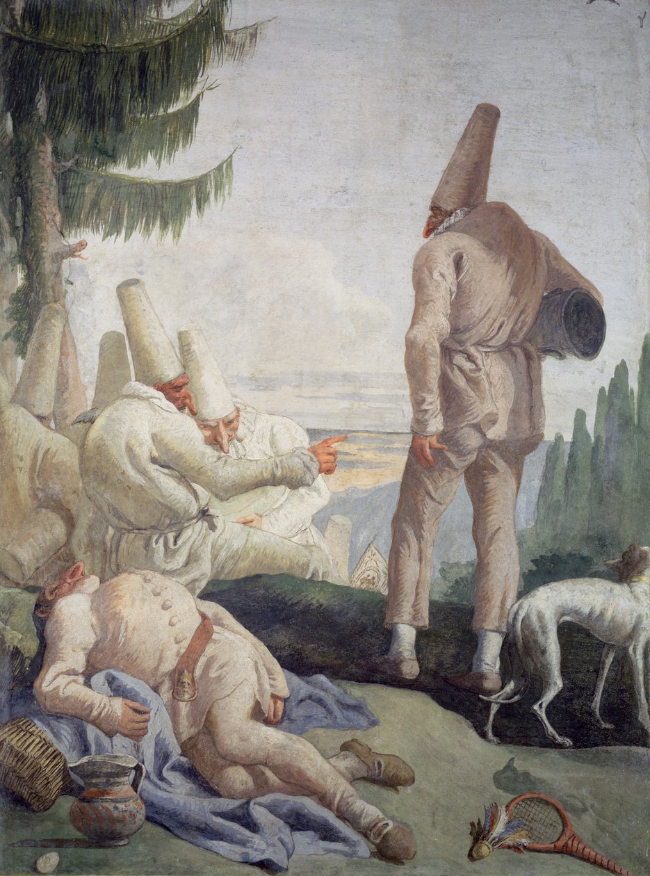 Pulcinella度假 作者 乔瓦尼·多梅尼科·蒂埃波罗