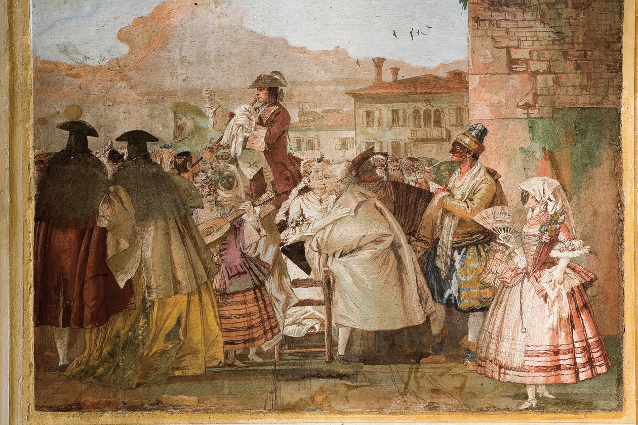 Charlatan，来自Foresteria的嘉年华场景室，1757年 作者 乔瓦尼·多梅尼科·蒂埃波罗