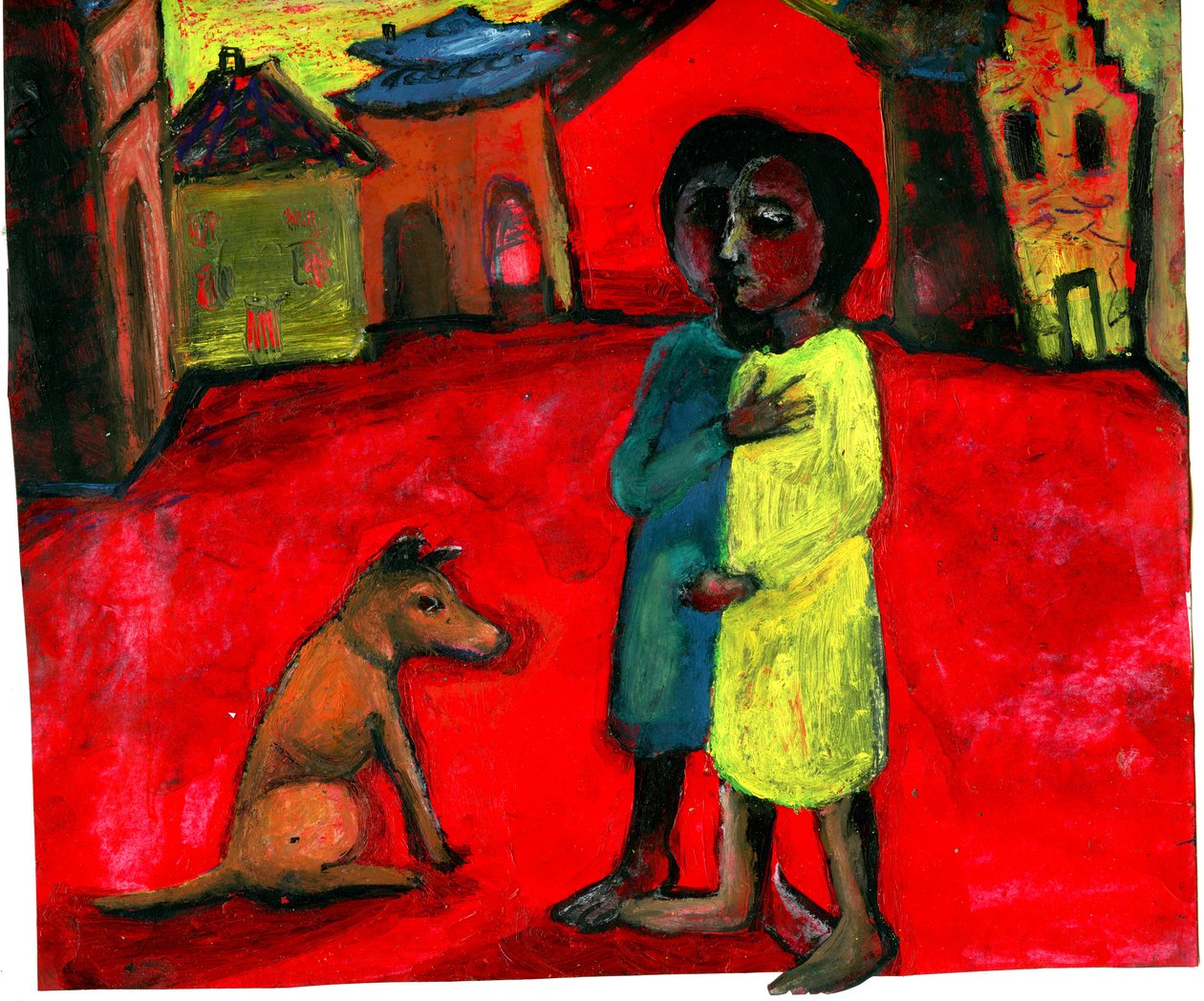 Brown Dog，2004，（混合媒体） 作者 吉吉·萨德伯里