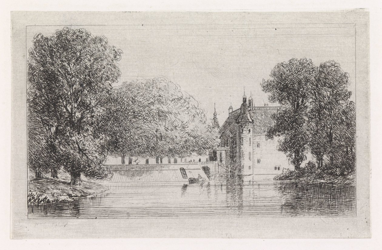 水边城堡 作者 Gijsbertus Johannes Verspuy