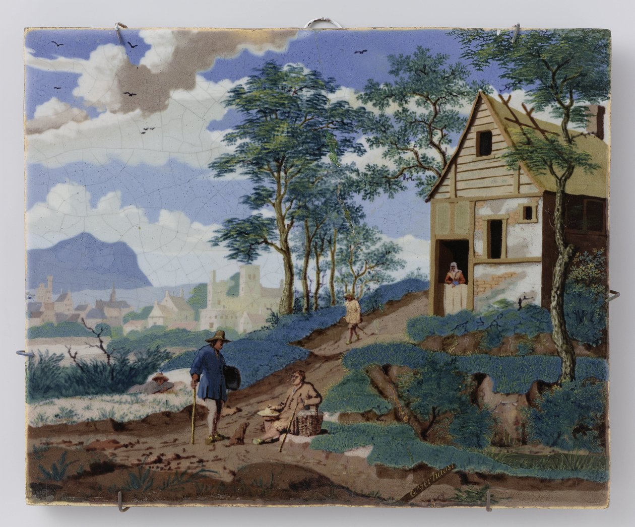 牌匾
风景盘 作者 Gijsbrecht Verhaast