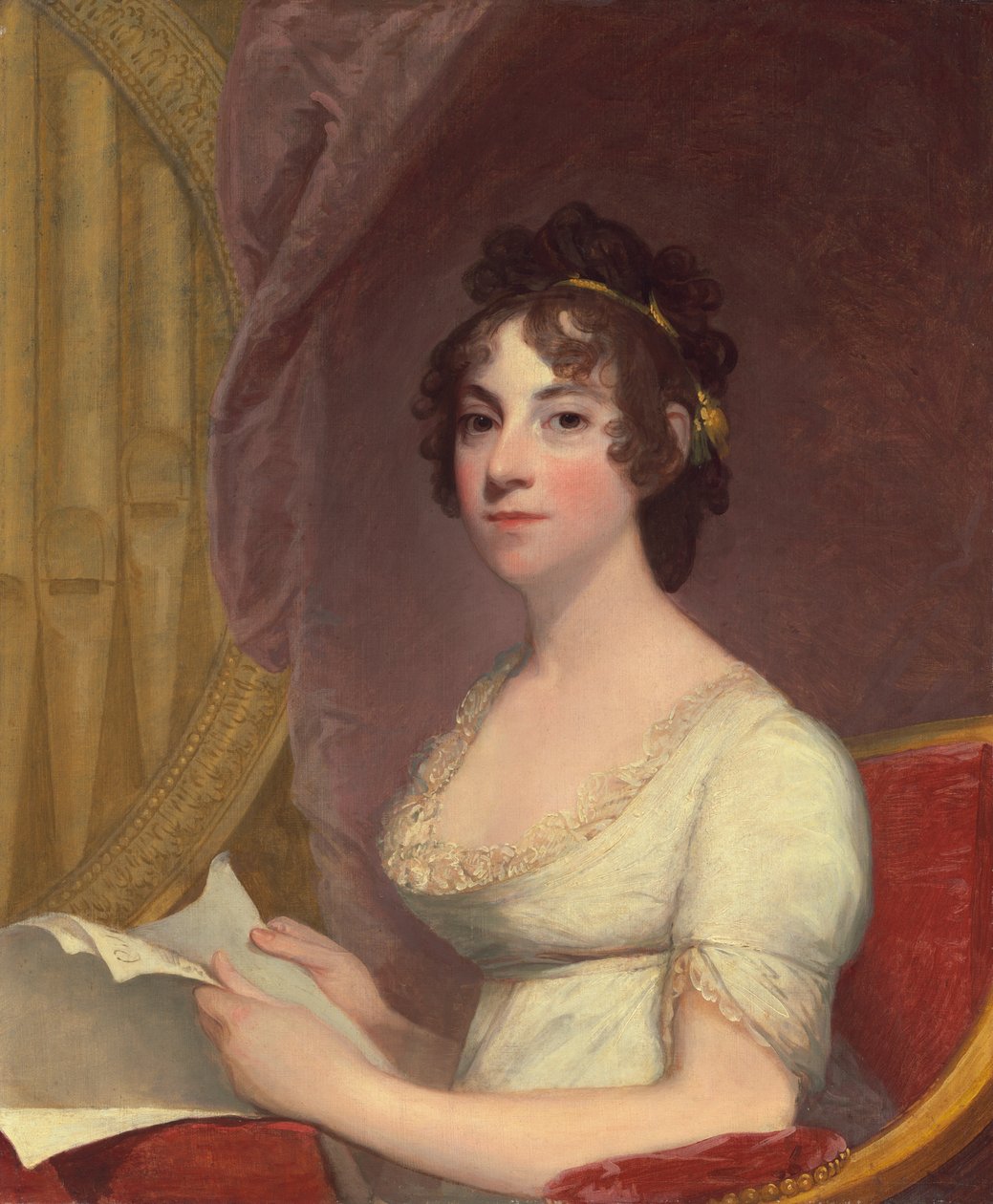 Anna Maria Brodeau Thornton（威廉桑顿太太） 作者 吉尔伯特·斯图尔特（Gilbert Stuart）