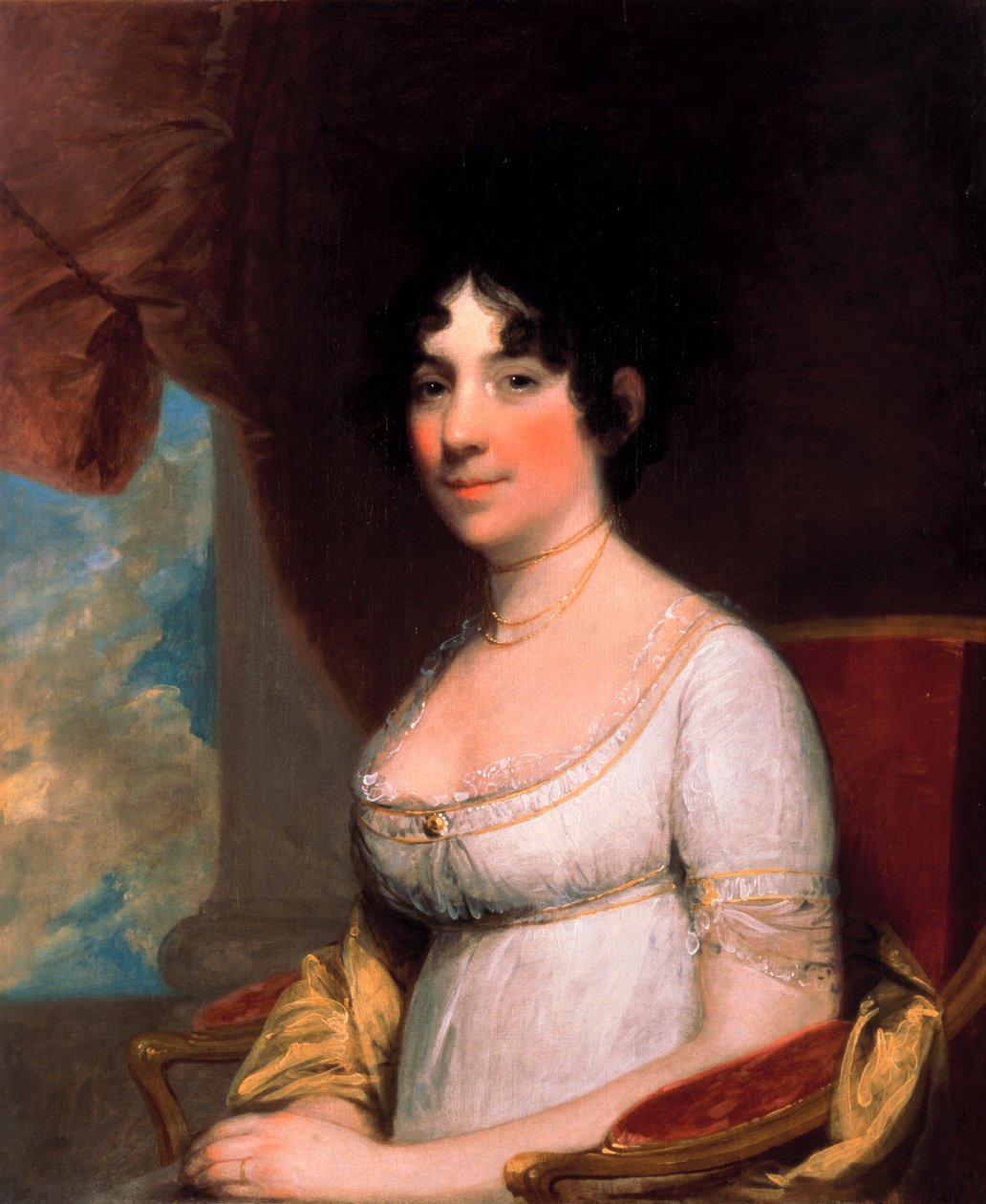 Dolley Payne Madison（詹姆斯麦迪逊夫人） 作者 吉尔伯特·斯图尔特（Gilbert Stuart）