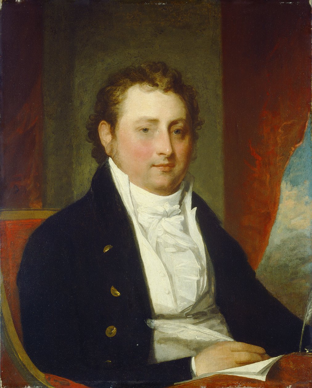 Edward Stow，c.1803（木油） 作者 吉尔伯特·斯图尔特（Gilbert Stuart）