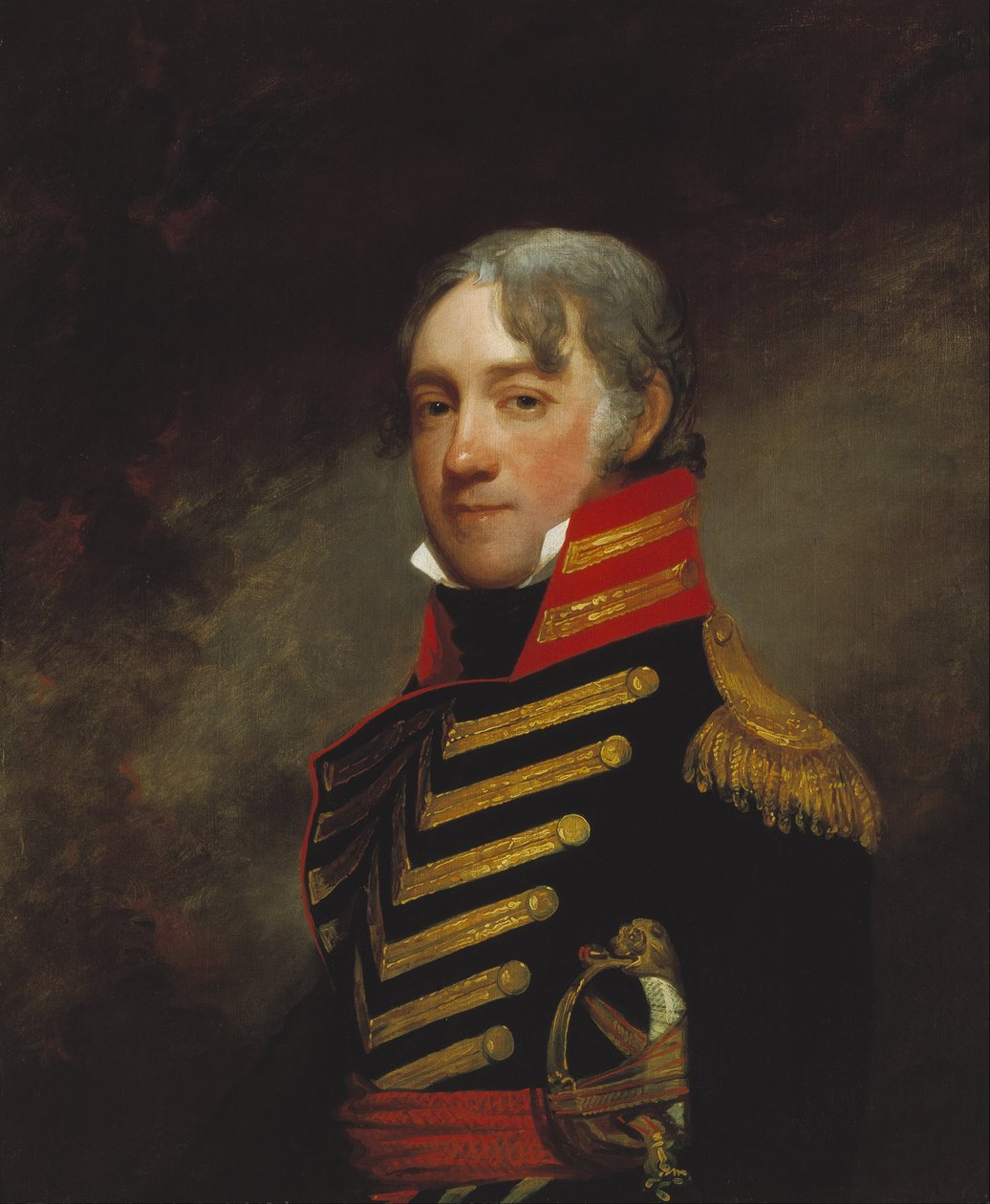 约翰R.芬威克将军 作者 吉尔伯特·斯图尔特（Gilbert Stuart）