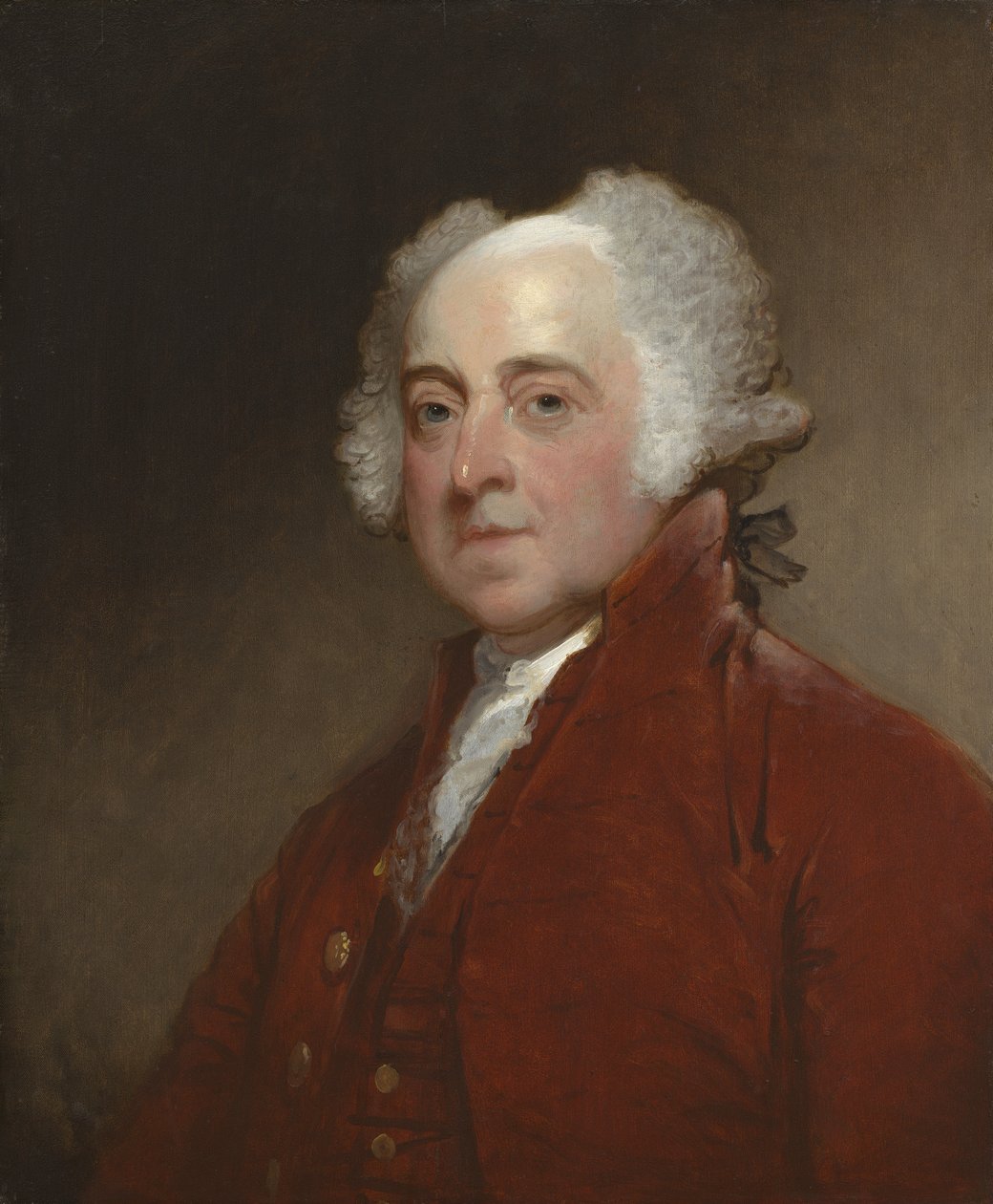 约翰亚当斯，1821年（木油） 作者 吉尔伯特·斯图尔特（Gilbert Stuart）
