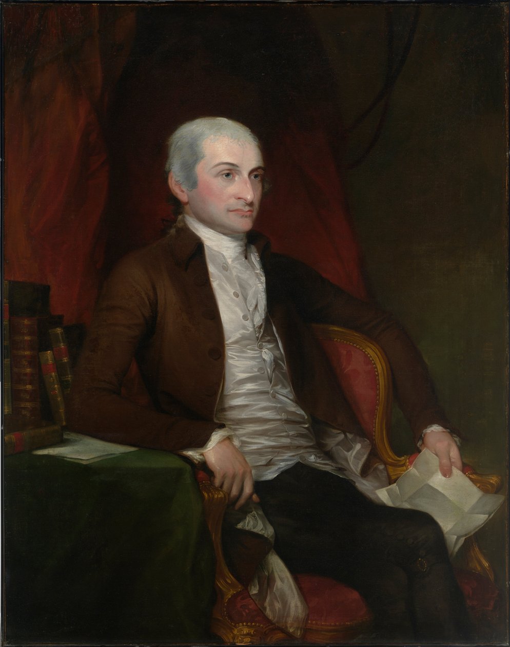 约翰杰伊 作者 吉尔伯特·斯图尔特（Gilbert Stuart）