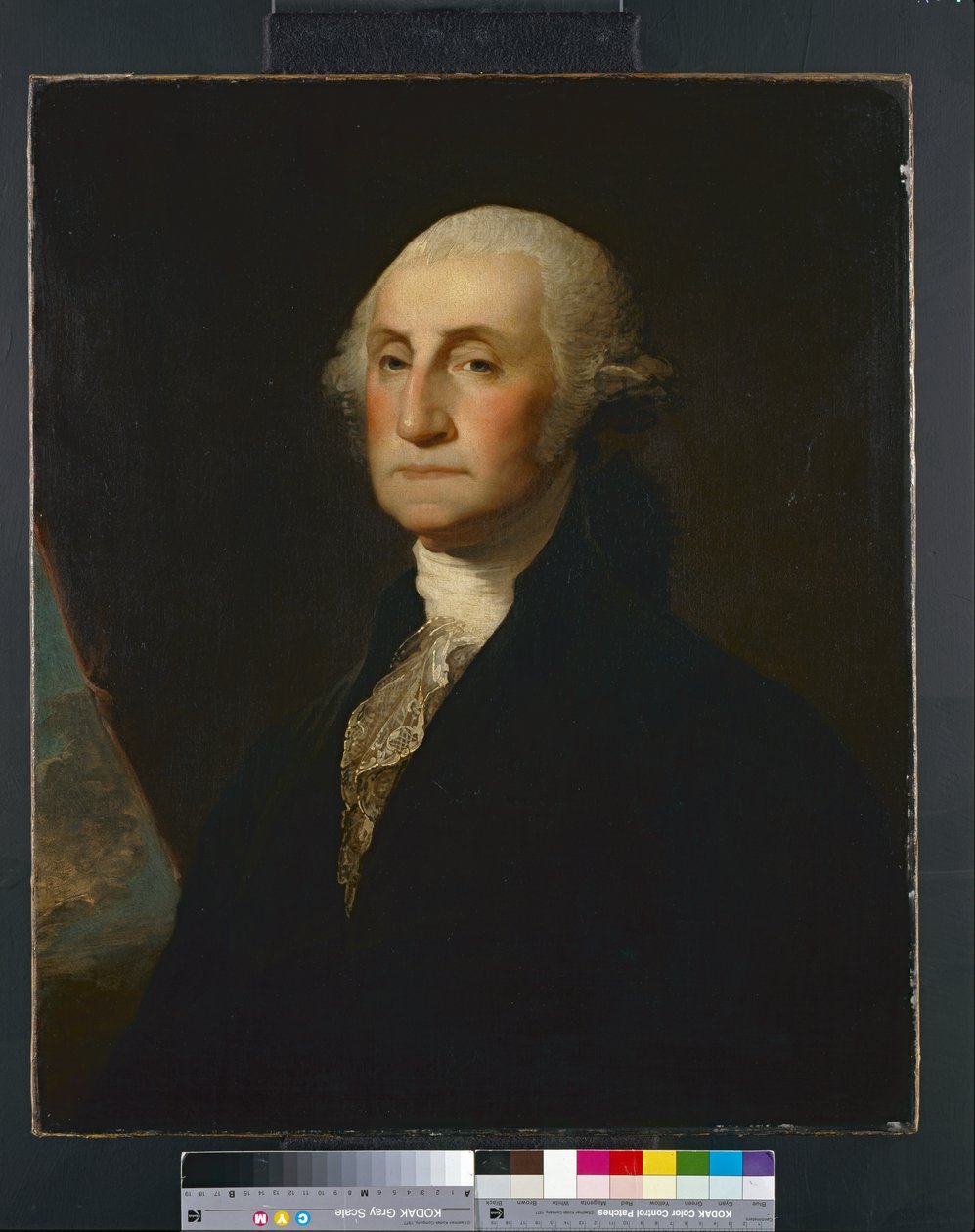 乔治华盛顿的肖像，1801年之前 作者 吉尔伯特·斯图尔特（Gilbert Stuart）