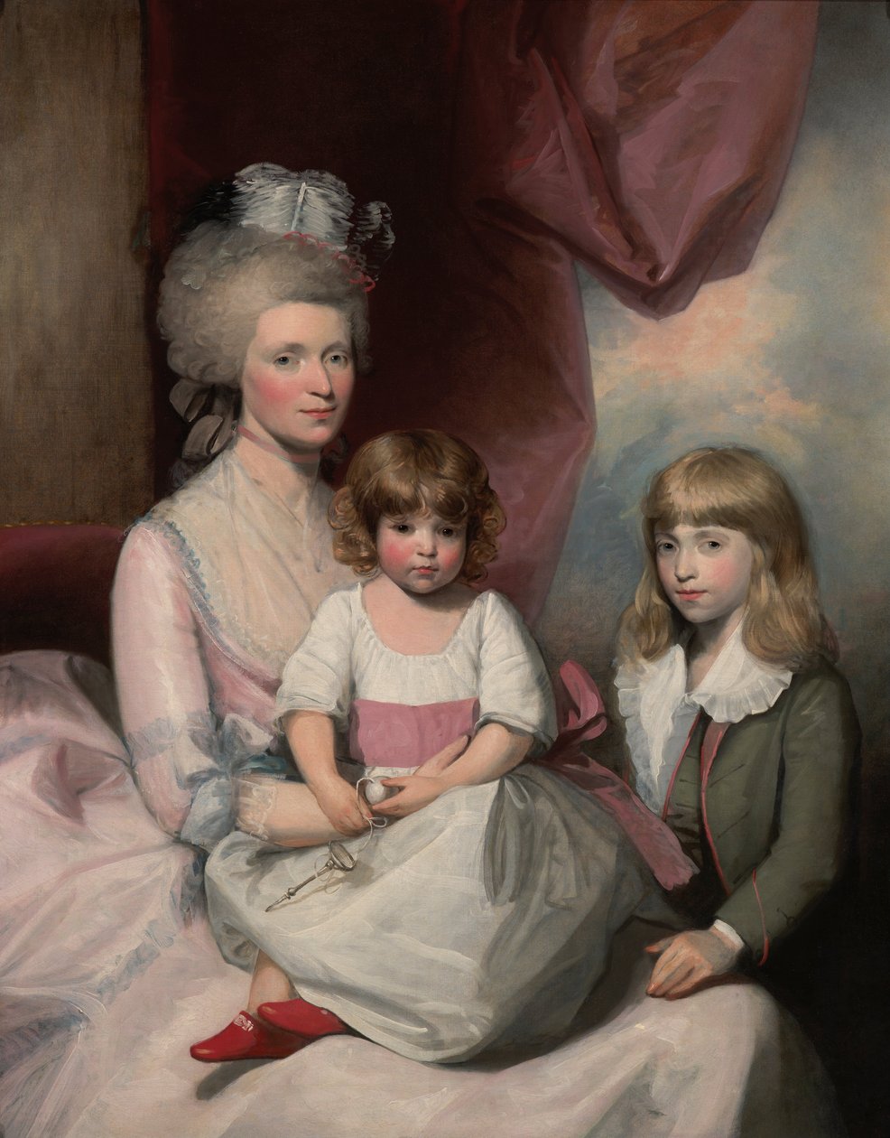 一个家庭的肖像 作者 吉尔伯特·斯图尔特（Gilbert Stuart）